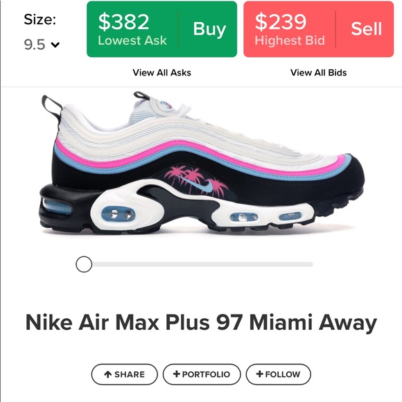 air max 97 plus miami